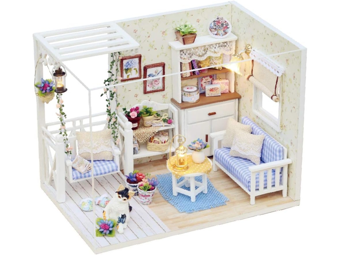 Maqueta Puzzle House Room Mod3013 Puzzle Juguetes Puzzles 3d Hecho A Mano Miniatura Casa,realistic Mini 3d Wooden House Room Juguete Hecho A Mano Con