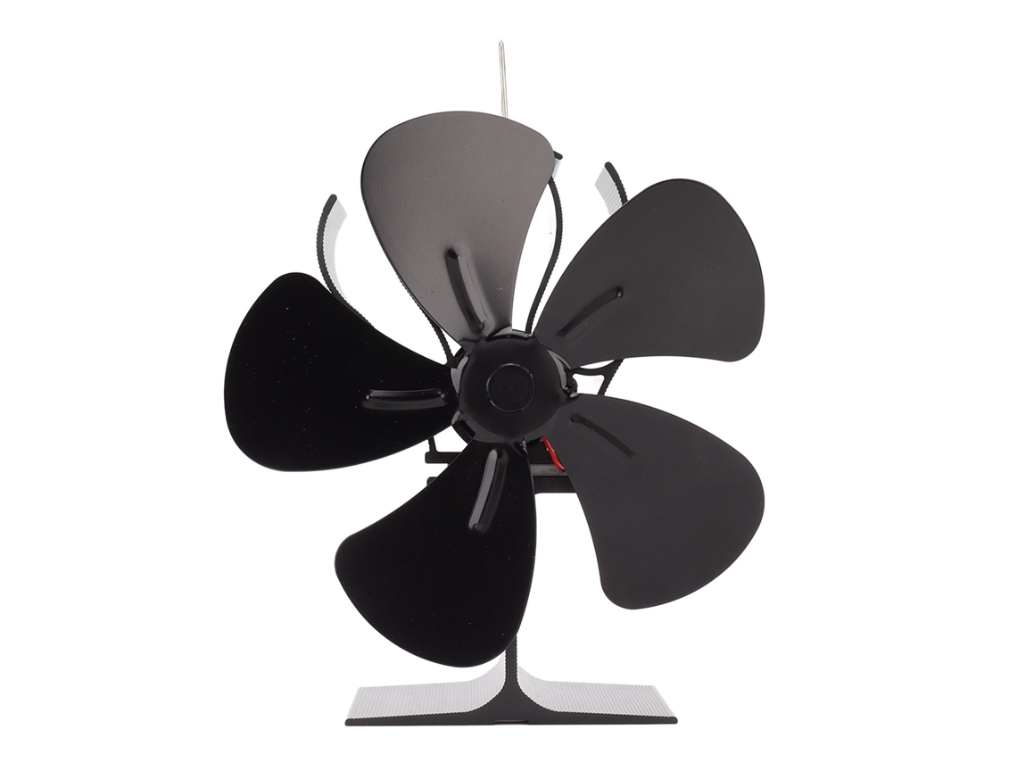 Ventilador De Lareira Laxiscreed, Circulador De Ar Termodinâmico Com 5 Lâminas, Alta Resistência Ao Calor