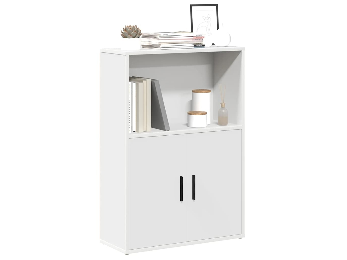 Vidaxl Estante 60x24x85 Cm Derivados De Madeira Branco