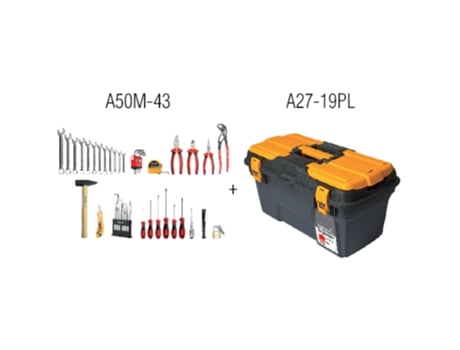 Fundo de Ferramenta Completo Cetaform Professional Quality 43 Peças