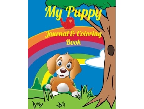 Livro My Puppy Journal Amp Coloring Book De K9 Addicts (inglês)