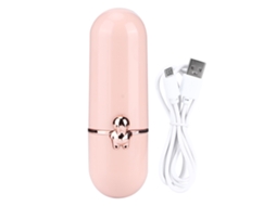 Ventilador Mini Plegable Portátil Usb Recargable Rosa Polvo