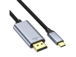 Cabo Conversor Leve Usb c para Dp14 para Conectar Computadores e SFUSHOS