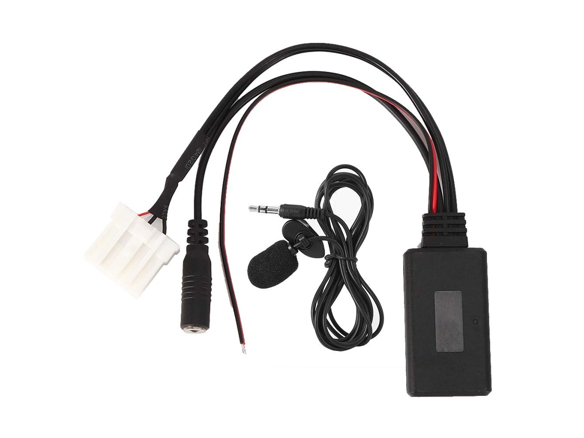 Adaptador De Cabo De Áudio, Módulo De Rádio Para Carro Com Microfone