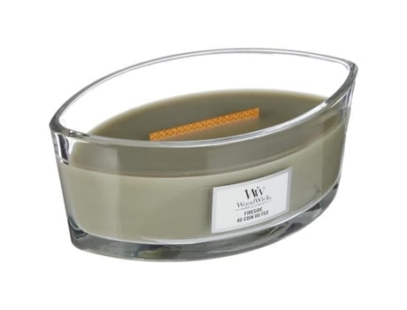 Coffret Presente Woodwick Vela Ellipse Perfume À La Lareira Pavio Em Madeira 50 Horas De Queima
