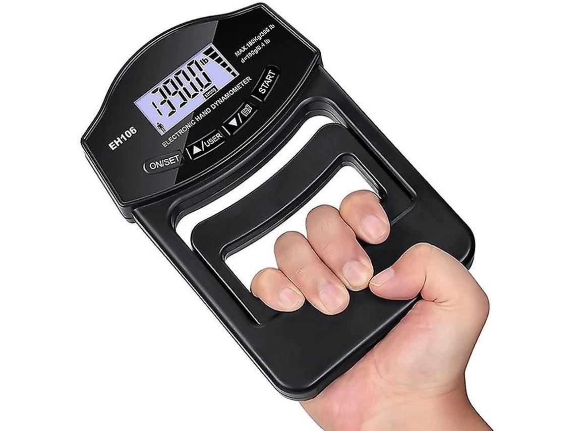 Testador De Força Preensão Manual, Dinamômetro Digital De Mão 180 Kg, Perfeito