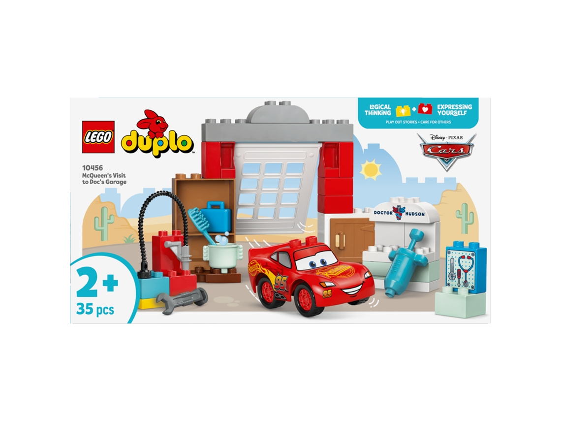 LEGO Duplo: Visita do McQueen à Garagem do Doc - 10456