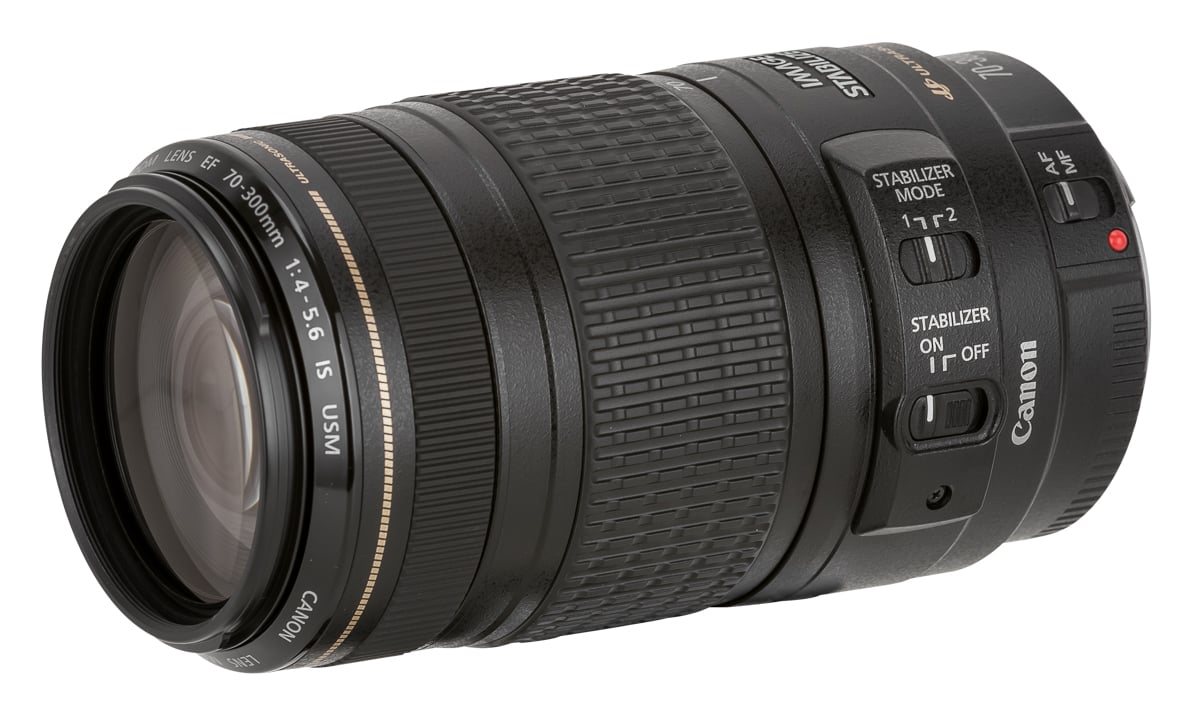 Objetiva CANON EF 70-300 mm F4-5.6 IS USM (Encaixe: Canon EF