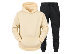 Peças Conjunto Roupa Esportiva Manga Longa Cintura Elástica Meia Alta Inverno Homens