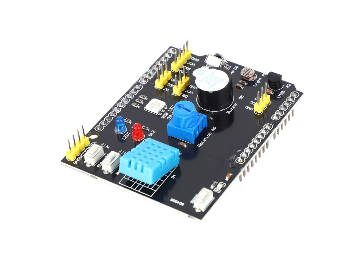 Placa Expansion Múltipla Temp Umidade Lm35 Buzzer