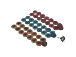 45 Peças Disco De Lixa 2" 180/320/400 Grit Disco De Polimento Roda De Esmeril Vermelha Amarela Azul