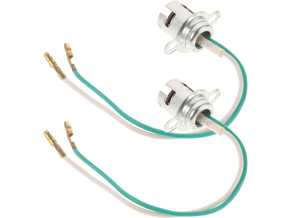 Adaptador de soquete de luz Ferro para motocicleta e scooter elétrica (2 peças)