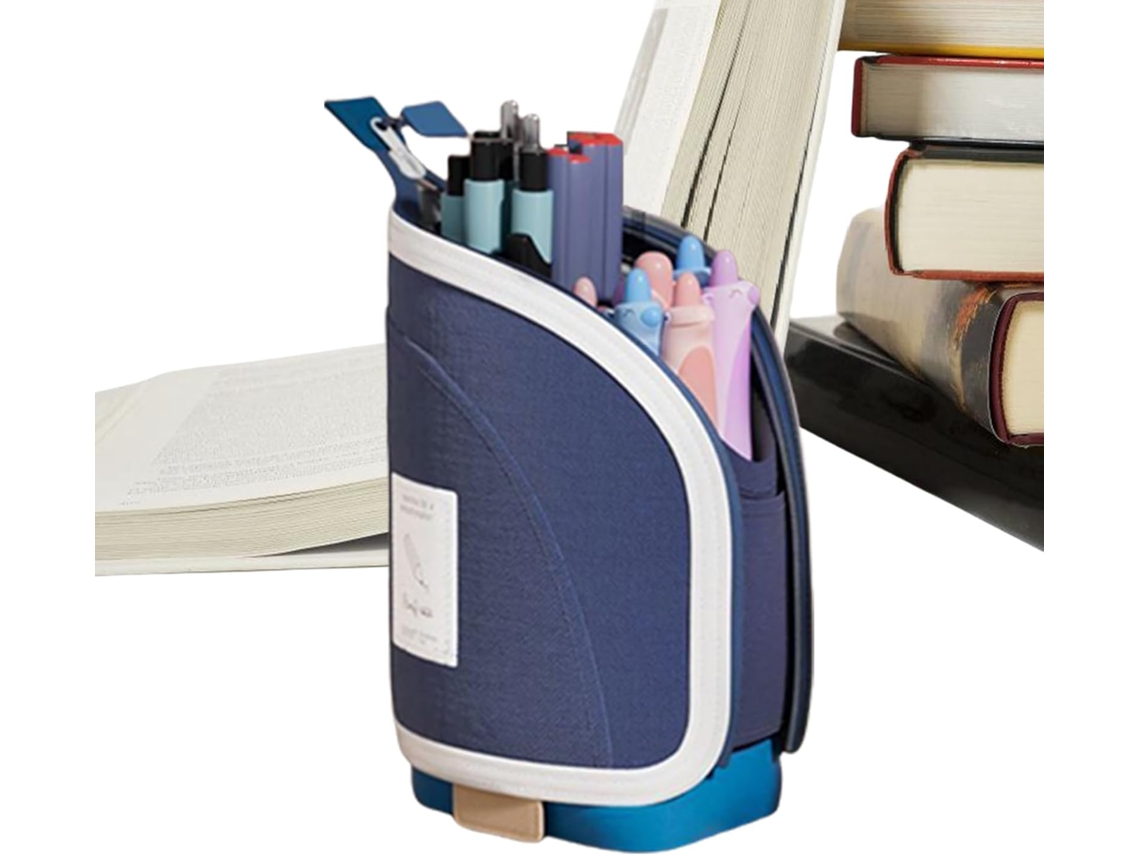 Case Organizer, Pouch, Bolsa de Capacidade Grande, Storage Peil Desktop Retractable Stationery Solution Home,