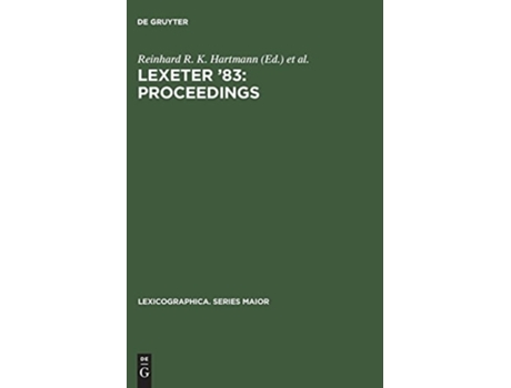 Livro Lexeter 83 Proceedings De Ed Rrk Hartmann (inglês - Capa Dura)