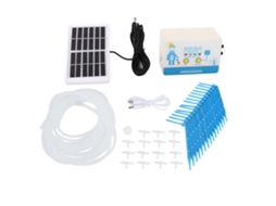 Ronjoe-controlador De Irrigação Automática Solar Com Timer Gotejamento Jardim Horta Estufa Kit Completo