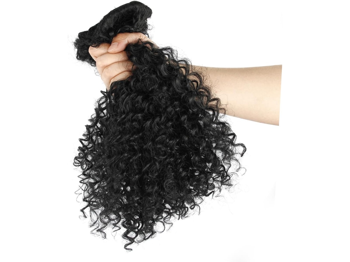 Peruca Feminina Longa E Encaracolada Com Rabo De Cavalo, Penteado Sintético Volumoso Para Festas E Fantasias.