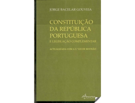 Livro Constituição República Portuguesa de Jorge Bacelar Gouveia (Português)