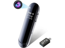 Mini Spy Camera 1080p Hd 160° Angular Carro Casa 32gb Preto