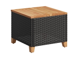Garden Table, Garden Tables Vidaxl Preto Rattan / Vime (n/a)