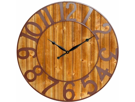 Relógio de Parede THINIA HOME Vintage (Preto - 60 cm)