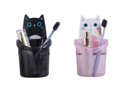 Suporte de Escova de Dentes em Forma de Gato | S/MARCA