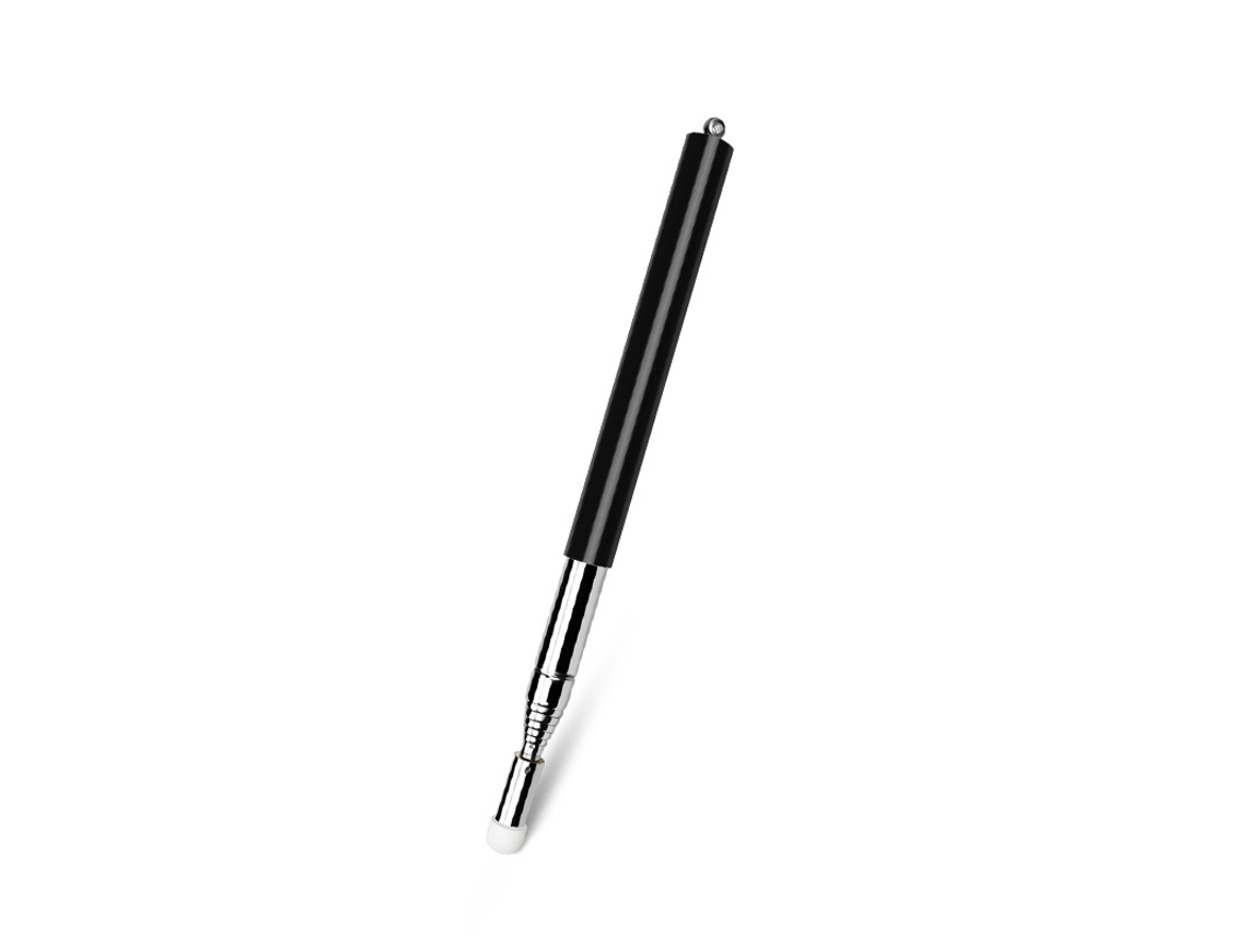 Caneta Stylus Retrátil Para Ecrãs Táctil / Ponteiro Telescópico Para Professores Com Ponta Stylus — Estende-se Até 100 Cm (preto)