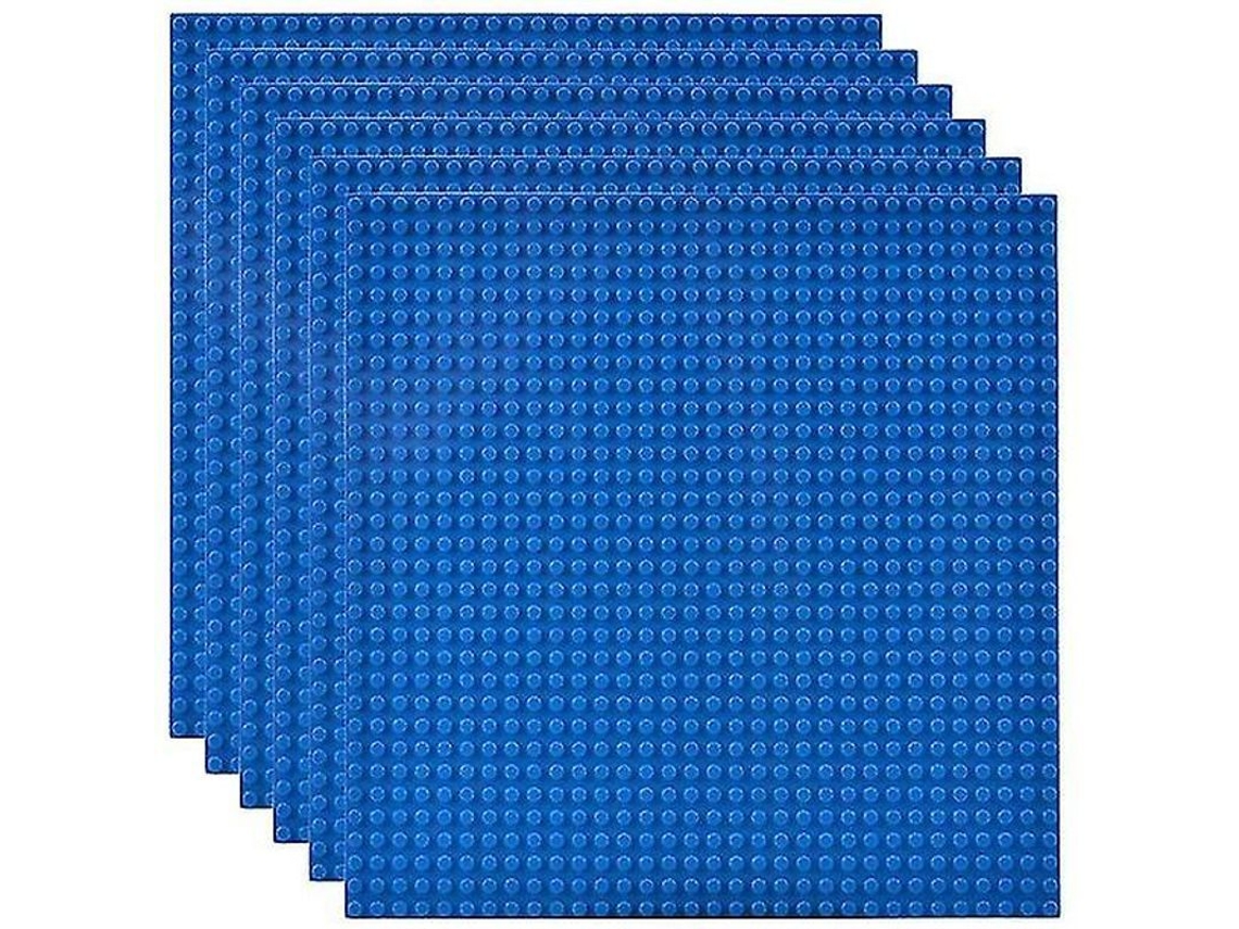 2026 placas de Base Clássicas para Construção Tamanho 10" X 10", Pacote de 6 Compatível com Marcas Principais