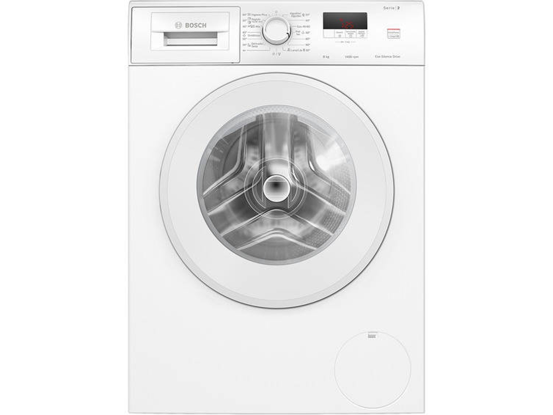 Máquina de Lavar Roupa BOSCH WGE03400EP (8 Kg - 1400 rpm - Branco)