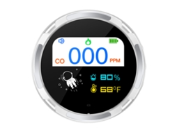 Detector De Monóxido De Carbono Portátil Com Tela 2.1'' E T/h Ip65
