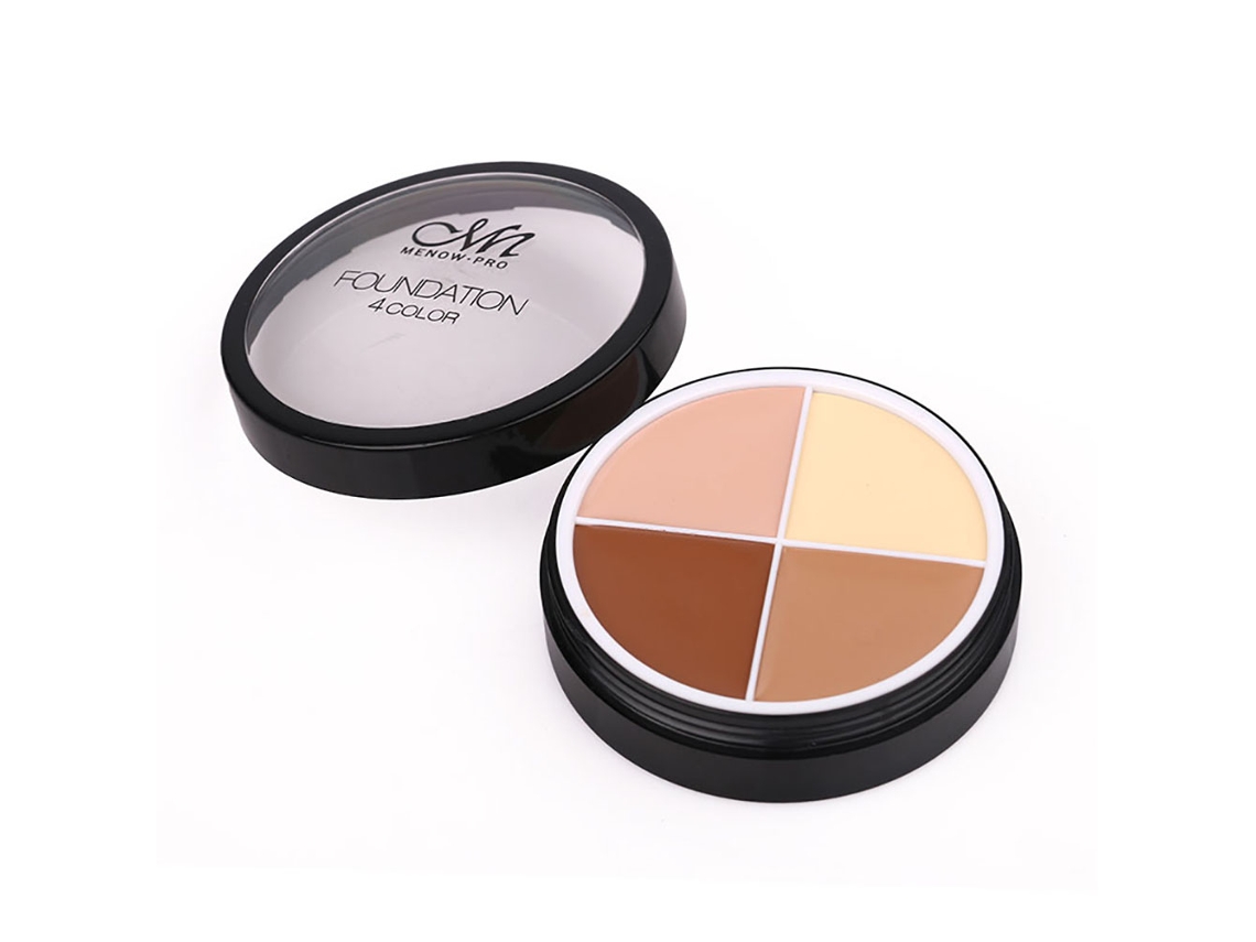 Paleta De Corretivo De Maquiagem 4 Cores, Cobertura Duradoura Sunflare