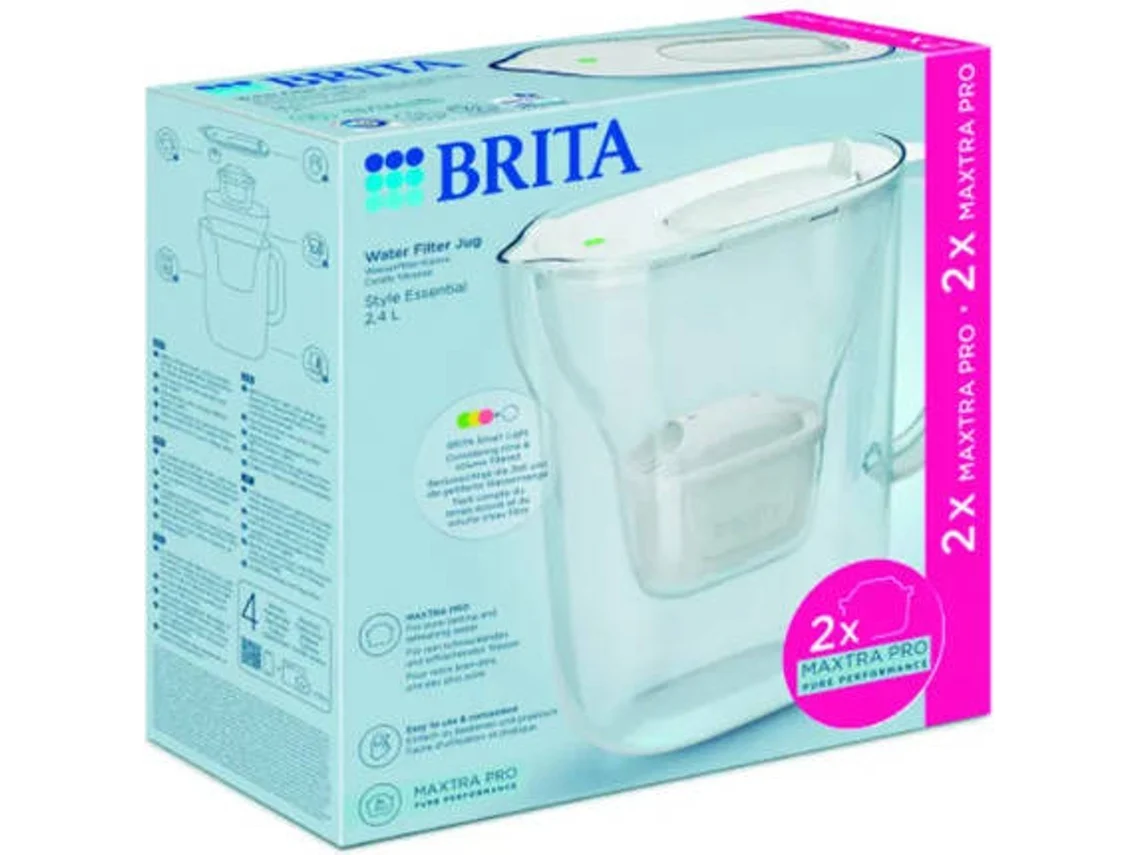 Jarra Filtrante BRITA Style Essencial com 2 Filtros