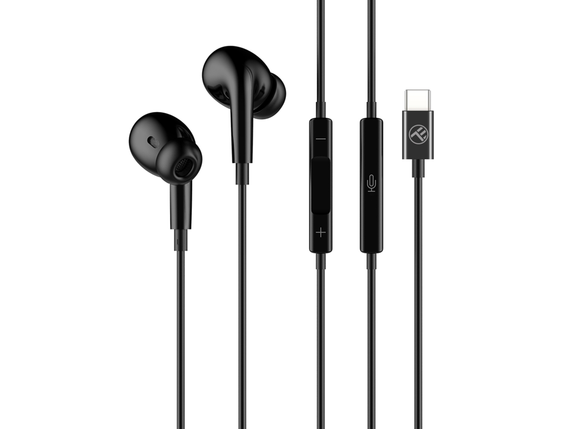 Auriculares Tellur Attune Tipo C Preto