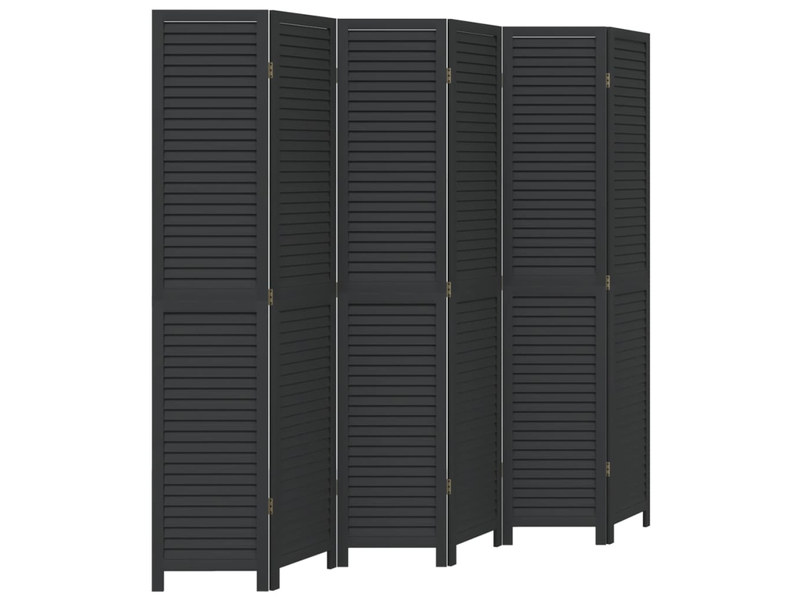 Room Divider, Room Dividers Vidaxl Preto Madeira (40 X 200 Cm)