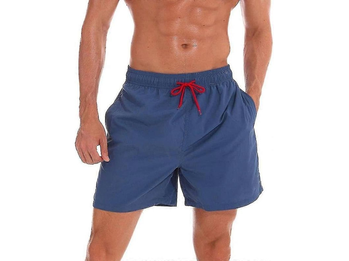 Shorts De Praia Sem Mangas Com Cordão De Ajuste Arcweg304427us Azul Vermelho