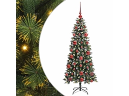 Conjunto 1 Árvore De Natal Artificial Vidaxl Verde Pvc (150 Cm)
