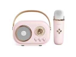 Mini Máquina De Karaokê Máquina De Karaokê Para Crianças E Adultos Karaokê Com Microfone Alto Falante Bluetooth Portátil Com Microfo Yizhood