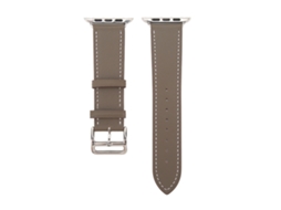 Correa de Cuero para Reloj Inteligente Ios Series Se 8 7 6 5 4 3 2 1 42 Mm 44 Mm 45 Mm Gris S/MARCA