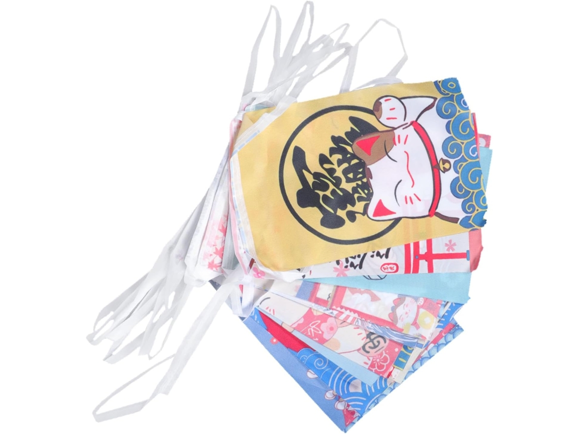 Banner Maneki Tecido Macio Decoração Pendurar Restaurantes Lojas Japonesas Festas Internas Externas Gato Neko GOKOCO