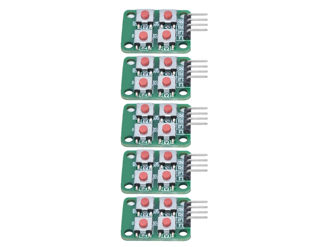 Teclado Modular Laxiscreed 2x2 Scan, Controlo De 4 Teclas Para Projetos Eletrónicos