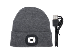 Gorra Com Bluetooth E Luz Led Ultra Brilhante Para Música Sem Fio De Dois Propósitos