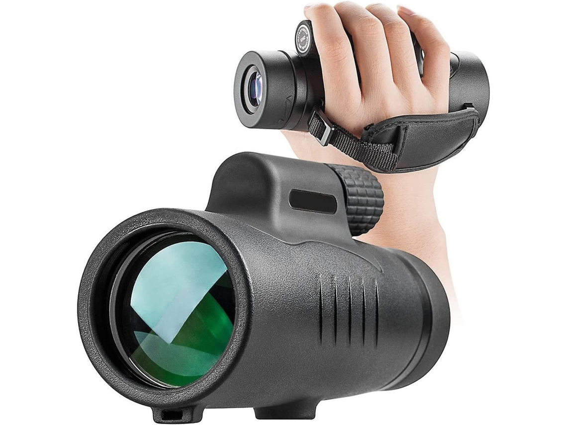 Telescópio Monocular 8x42 Hd Ip68 Alça Mão Totalmente Revestida Anti Embaçante Resistente Choque Caminhadas Turismo Concertos Preto Bestvite