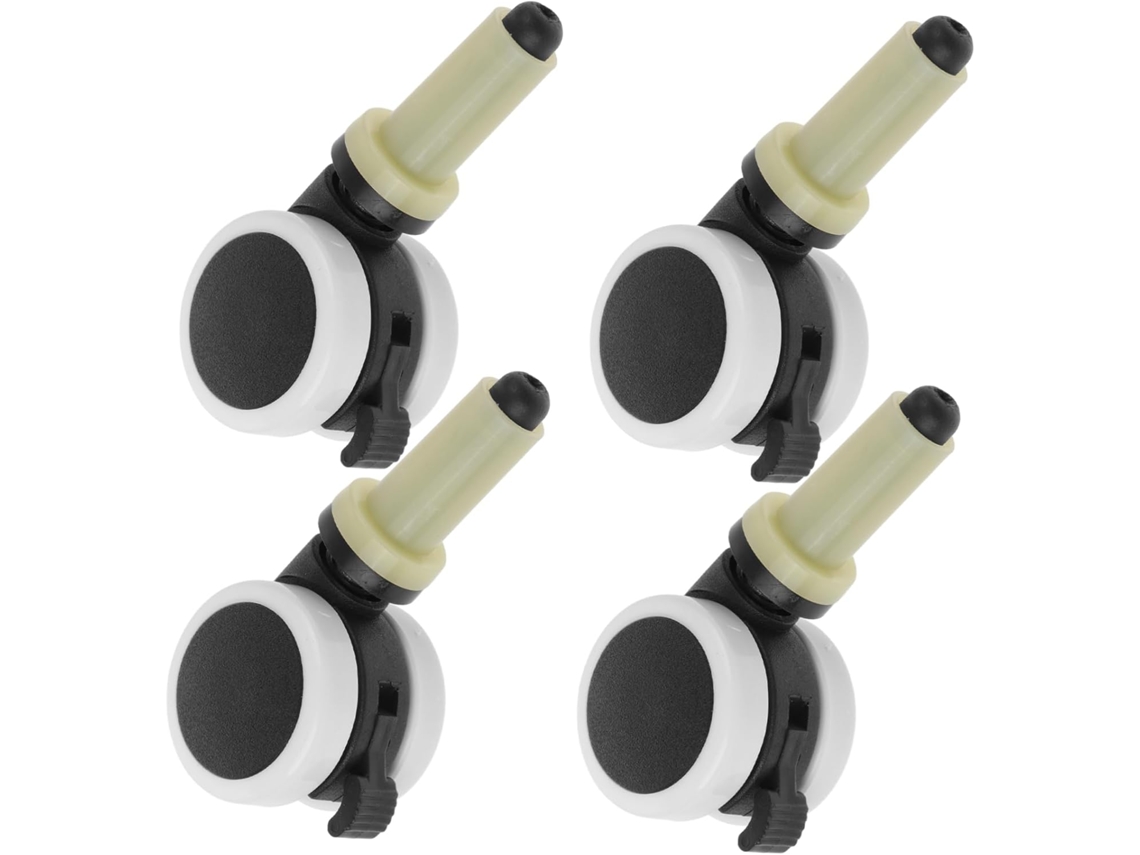 Rodízios de Plástico de Reposição para Cadeirão de Bebê, Conjunto com 4 Unidades, CHABERLU