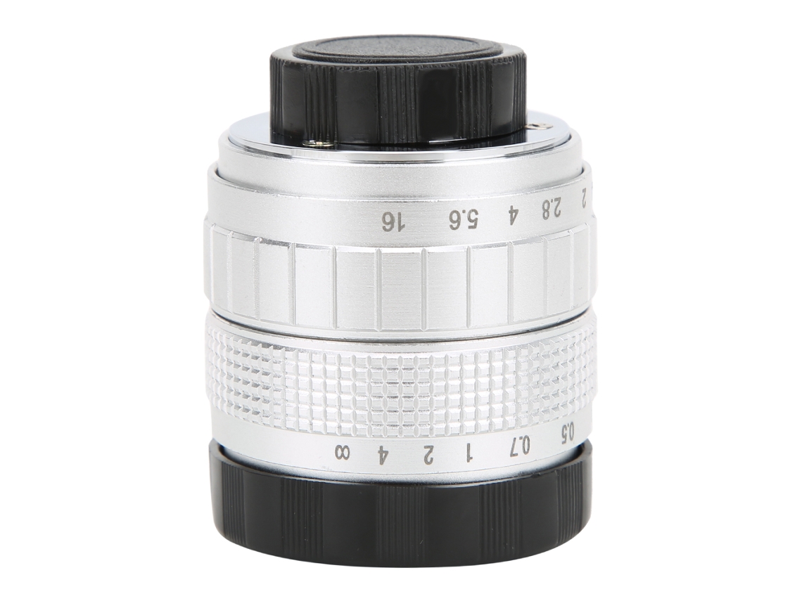 50mm F1.4 C Mount Lens Used With Adapter Ring For Canon Mirrorless Camerasilver LAXISCREED