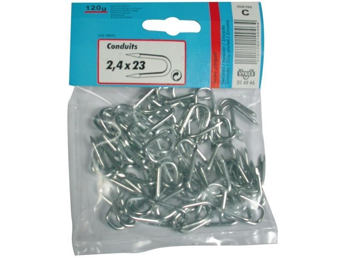 Eletroduto Vynex 2x18 Mm Aço Zincado Fixação Em Cerca De Cabo De Aço