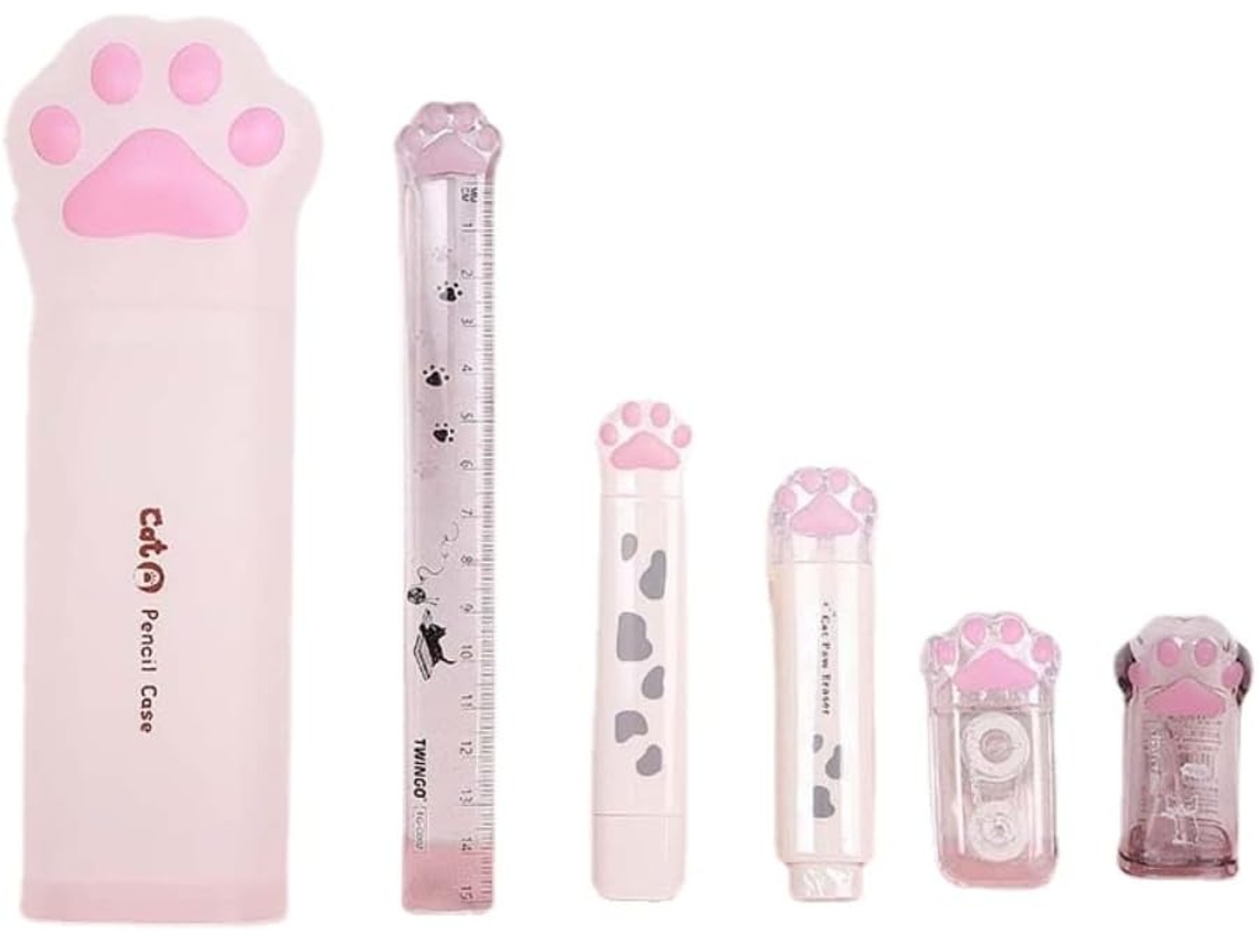 Estojo para Lápis, Gato, Kawaii, Adolescentes AQUAFORGE