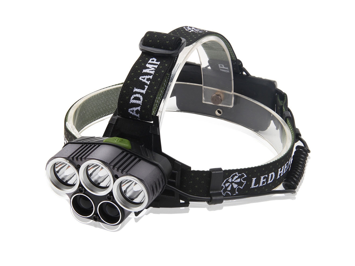 Lanterna Frontal Led Recarregável Ajustável