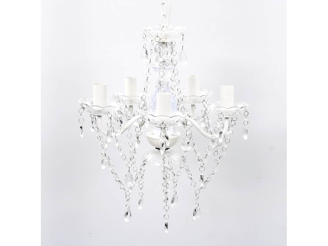 Vidaxl Lustre 5 Lâmpadas Transparente