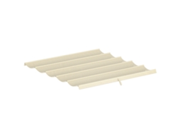 Cobertura retrátil para pérgola 2,5x2,55cm creme S/MARCA