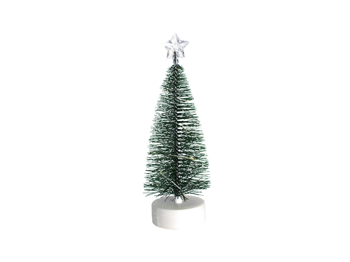Conjunto de Enfeites de Natal Luzes Decorações Casa Cedro Luminoso - 3un