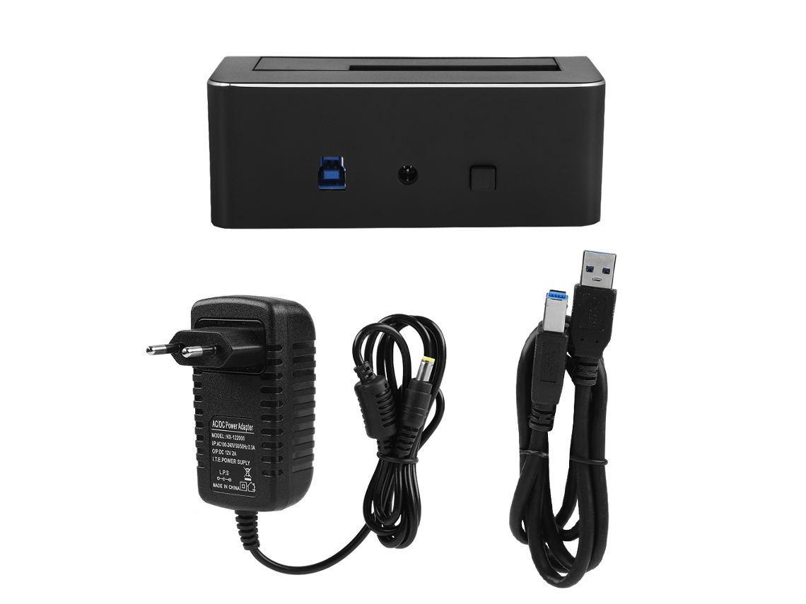 Estação De Docking Externa De Disco Rígido Usb 3.0 Para Sata Para Hdd/ssd De 2.5/3.5 Polegadas